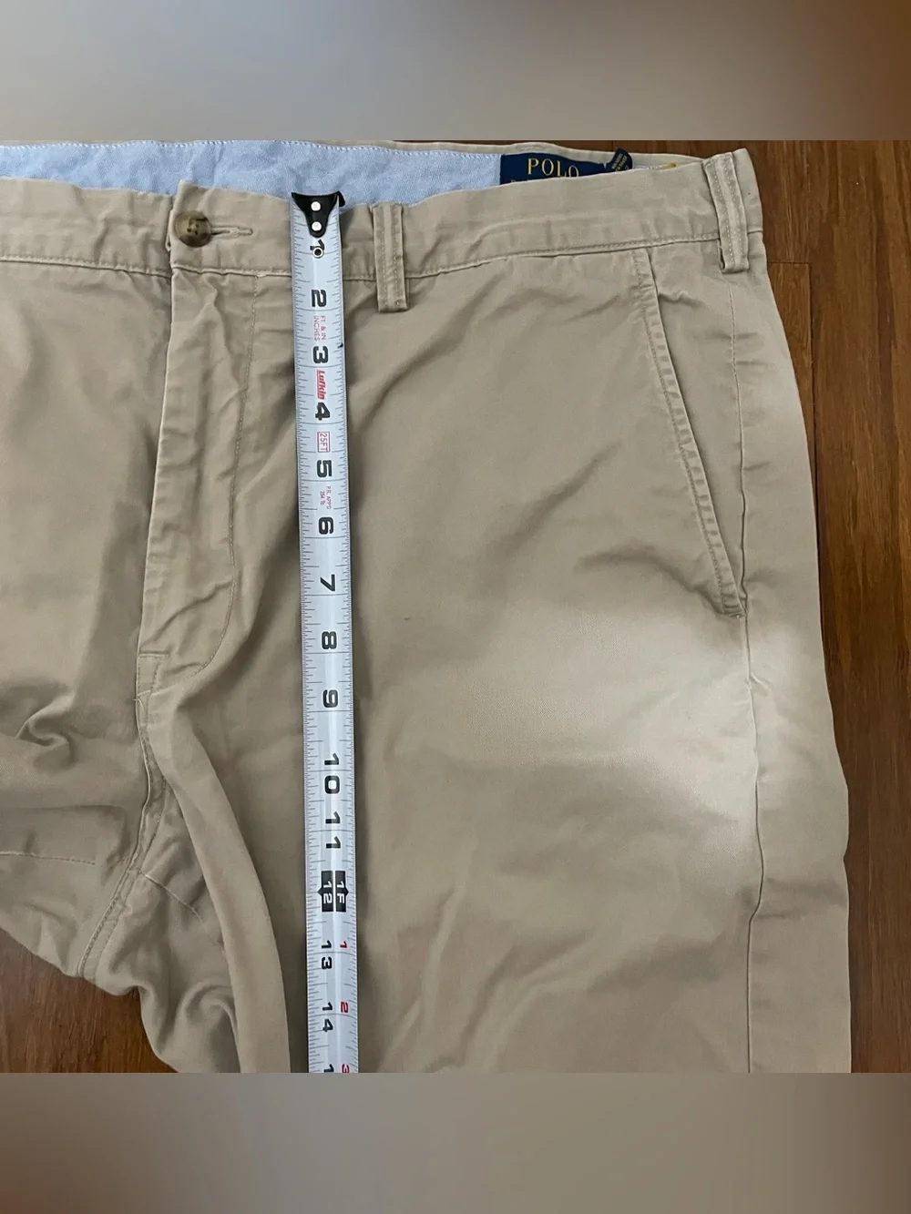 Polo Ralph Lauren Pants 40 x 32/30 Khaki Chino Beige Fl2 Classic Straight Leg